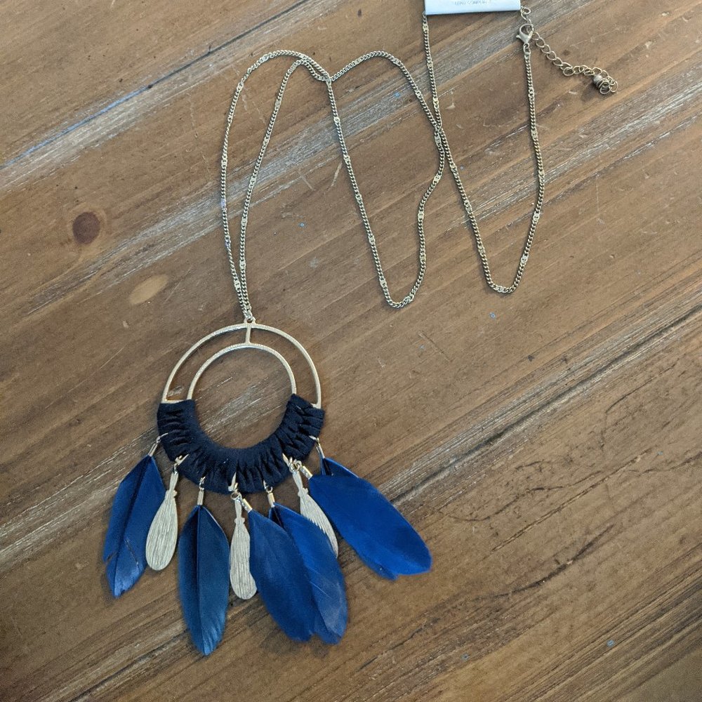 Boho Feathered Necklace